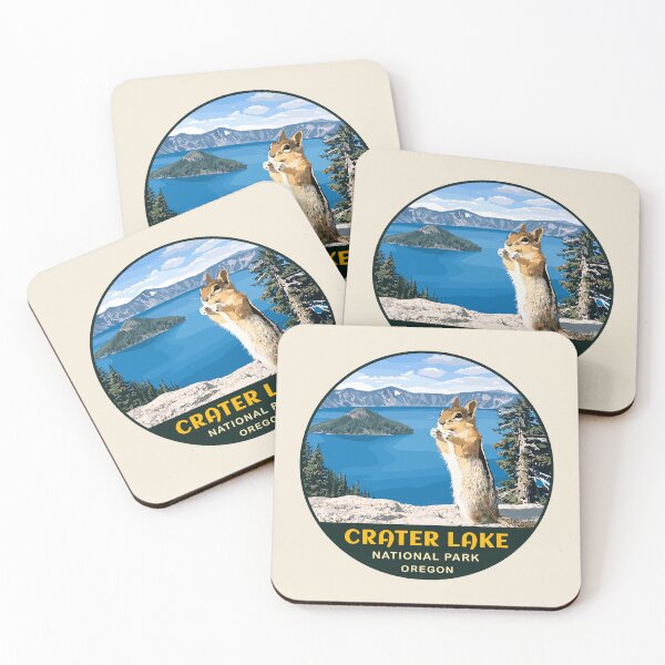 Item preview, Crater Lake National Park Orego Retro Design designed and sold by Gideon Emmerich.