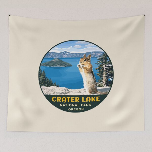 Item preview, Crater Lake National Park Orego Retro Design designed and sold by Gideon Emmerich.