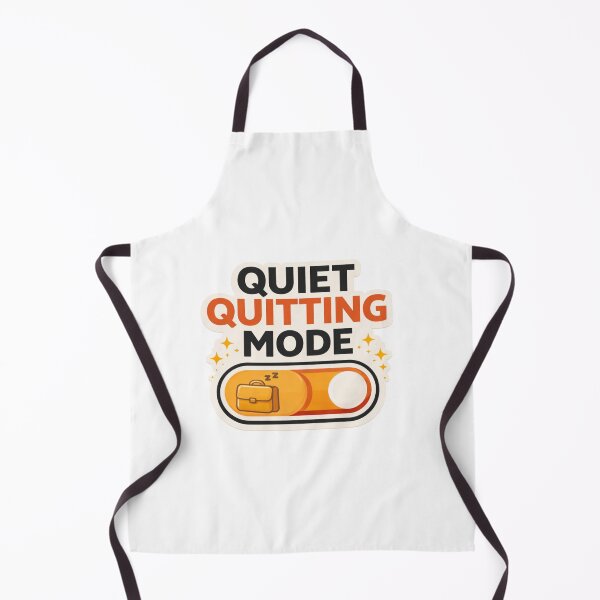 Item preview, Quiet Quitting Mode Funny Work Humor Sticker Corporate Burnout Design designed and sold by MrDev.