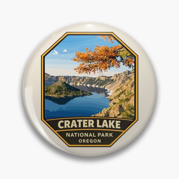 Item preview, Crater Lake National Park Orego Retro Design designed and sold by Gideon Emmerich.