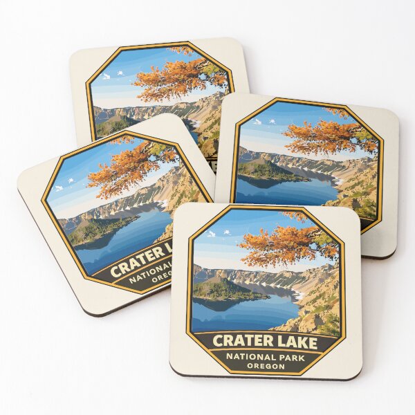 Item preview, Crater Lake National Park Orego Retro Design designed and sold by Gideon Emmerich.