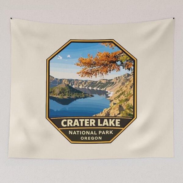 Item preview, Crater Lake National Park Orego Retro Design designed and sold by Gideon Emmerich.