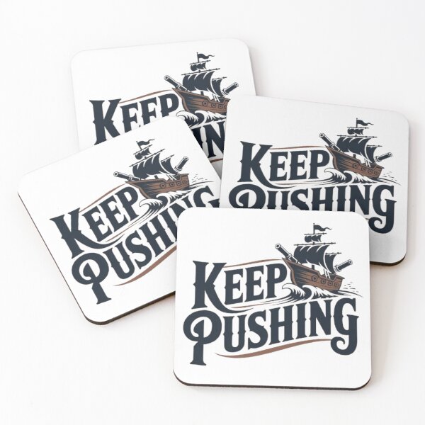Item preview, Keep Pushing – Strength in Every Step designed and sold by NewUSShop.
