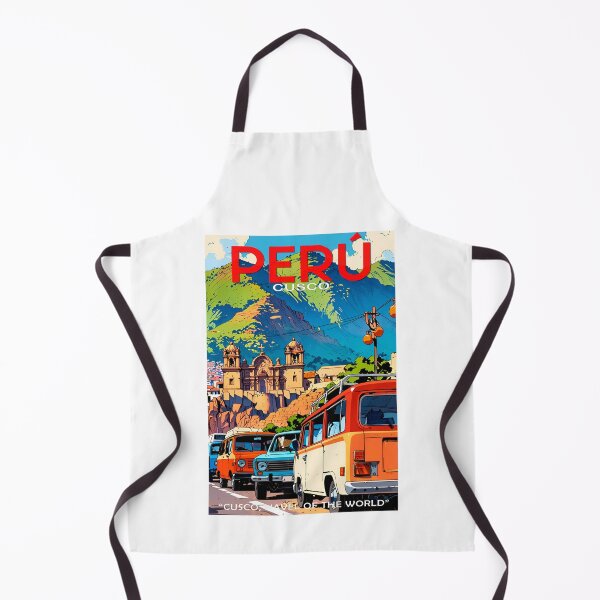 Item preview, Travel and hiking in CUSCO, PERU. Sticker and poster with vintage 80s anime design. designed and sold by UrbanTRIP.