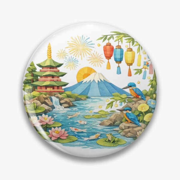 Item preview, Japan art ORIGAMI-Summer designed and sold by 千錦 緋色-Chikin Hiiro- STORE.