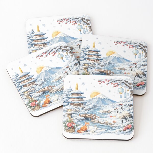 Item preview, Japan art ORIGAMI-Winter designed and sold by 千錦 緋色-Chikin Hiiro- STORE.