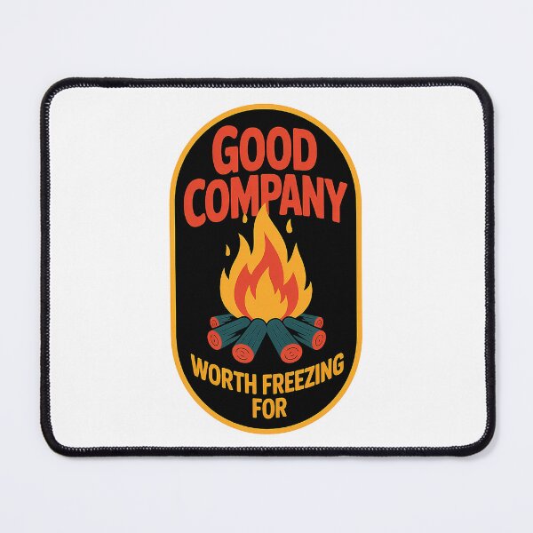 Item preview, Happy Camper Outdoor Gift - Retro Humor Badge designed and sold by EverydayThreadz.