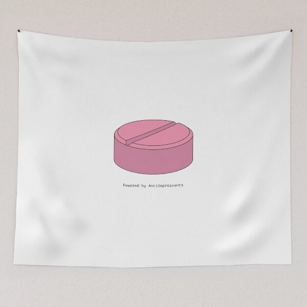 Item preview, Powered by Antidepressants designed and sold by AngryBob.