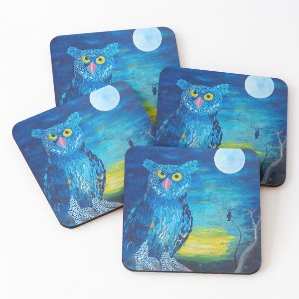 Item preview, Wise Owls in the Moonlight  designed and sold by Garry Greenwood.