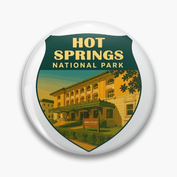 Item preview, Hot Springs National Park Arkansas Retro Design designed and sold by Ismeal Von.