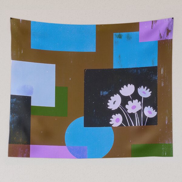 Item preview, Modern Geometric Floral Pattern designed and sold by joycrysstudio.