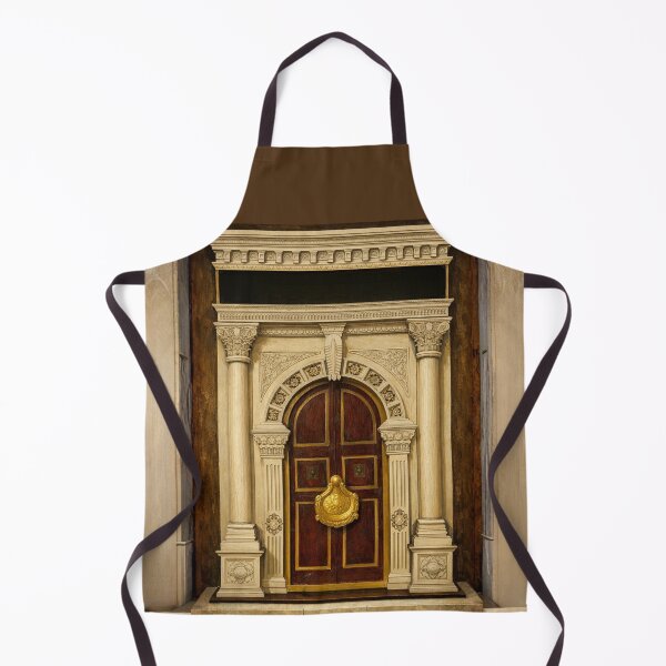 Item preview, Ornate Golden Mosque Door – Makkah & Madina Inspired Islamic Architecture Art designed and sold by D-Islamic.