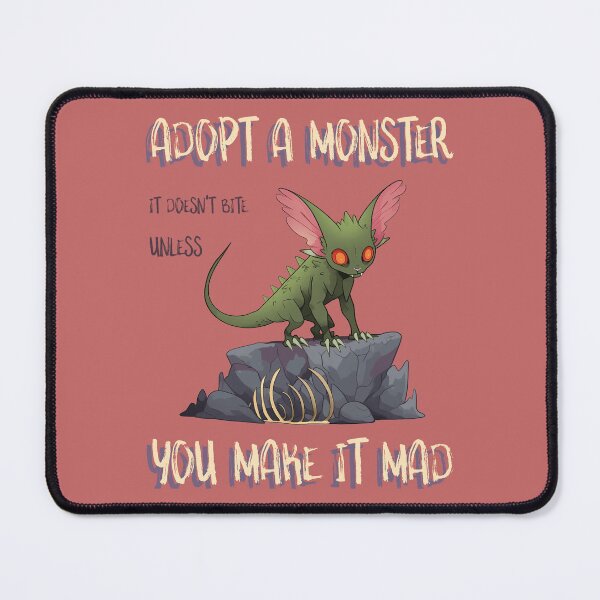 Item preview, ADOPT A MONSTER - HORROR designed and sold by PaleEyedRaven.