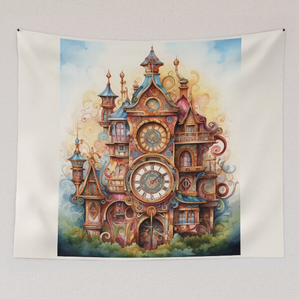 Item preview, Steampunk Castle designed and sold by bubblyrainbow.