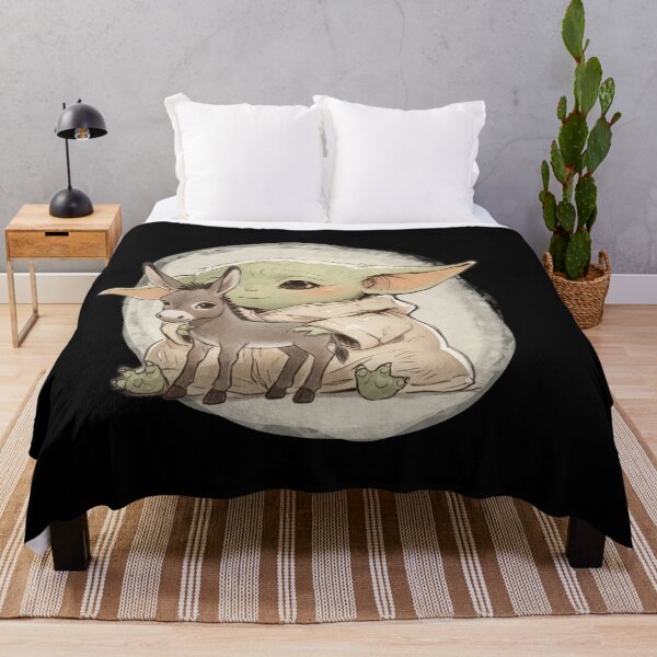 Item preview, BABY YODA WITH DONKEY designed and sold by LIS AND MELIVERSO.
