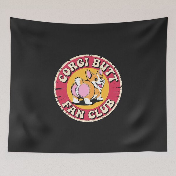 Item preview, Funny Corgi Gift - Retro Badge designed and sold by EverydayThreadz.