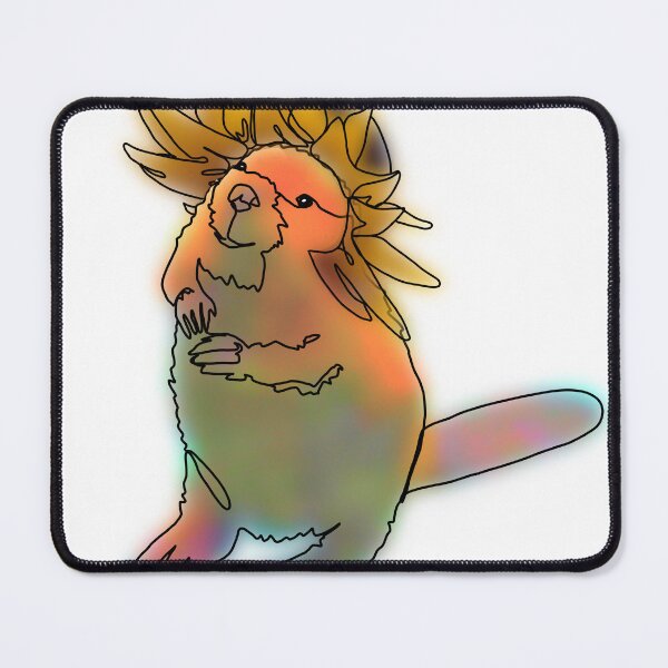 Item preview, Benny the Beaver in an sunflower Hat – animalzinhats designed and sold by Ashley’sAnimalz.