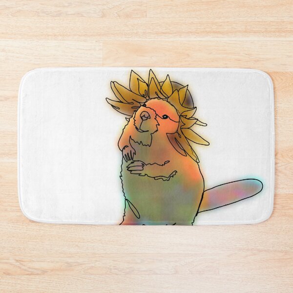 Item preview, Benny the Beaver in an sunflower Hat – animalzinhats designed and sold by Ashley’sAnimalz.