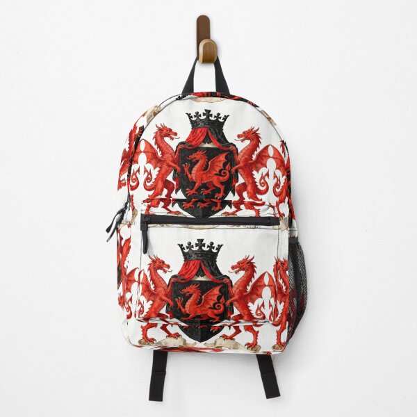 Item preview, Red Dragon Coat of Arms - Epic Fantasy Heraldic Design designed and sold by Hipatye26.