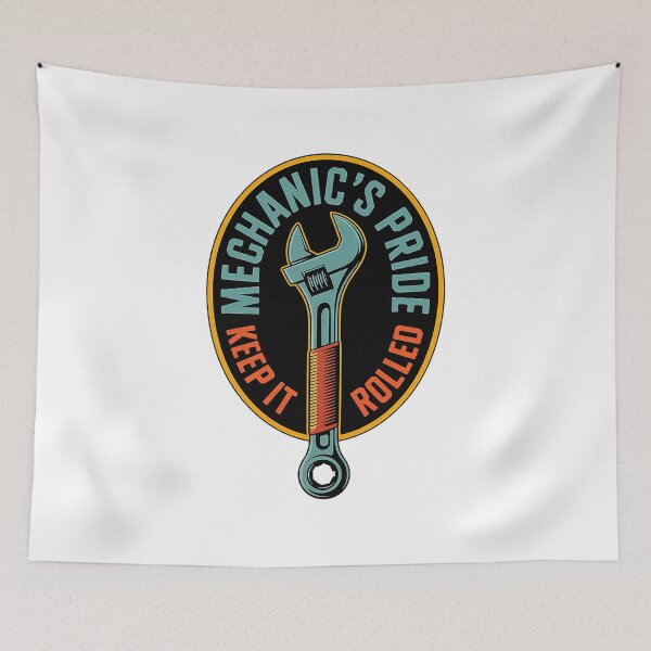 Item preview, Bold Mechanic Gift - Retro Badge Humor designed and sold by EverydayThreadz.