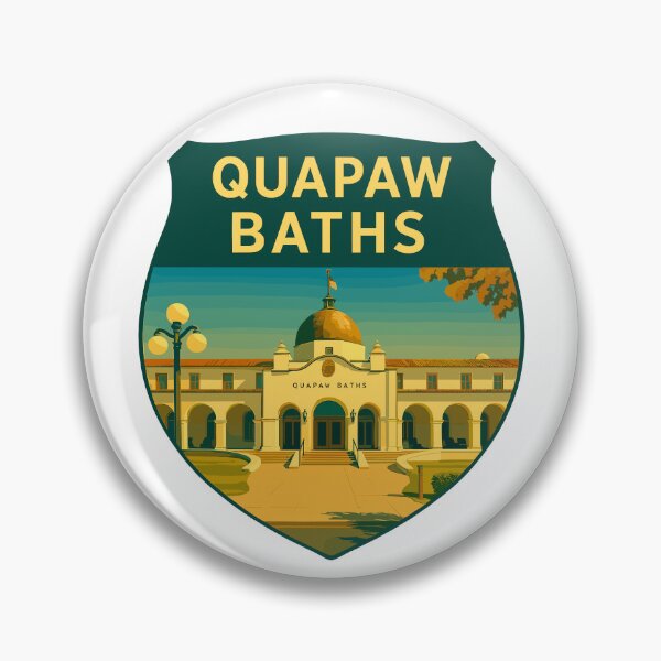 Item preview, Hot Springs National Park Arkansas Retro Design designed and sold by Ismeal Von.