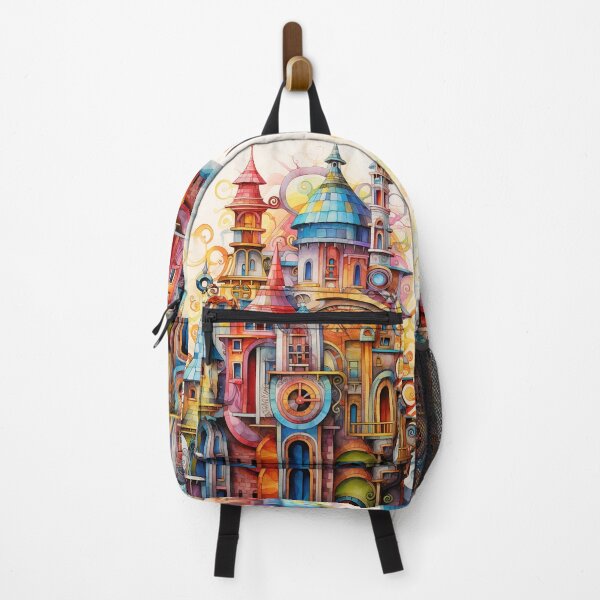 Item preview, Colorful Steampunk Castle designed and sold by bubblyrainbow.