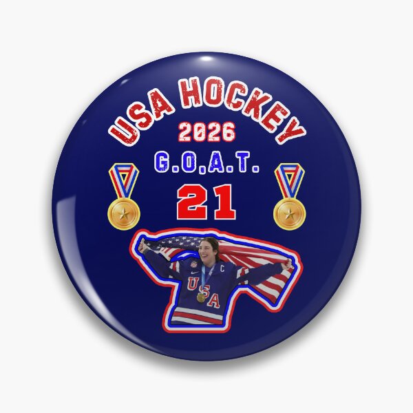 Artikelvorschau, Goldmedaille im US-amerikanischen Frauen-Eishockey 2026 entworfen und verkauft von WoodburyLake.