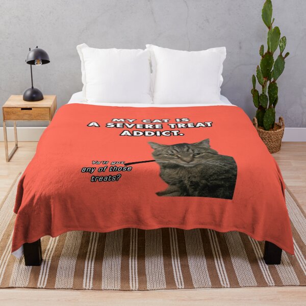 Item preview, Funny Cat Addiction To Treats designed and sold by Cat Haven & Rescue .