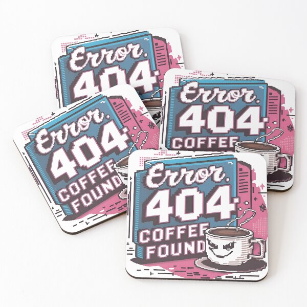 Item preview, Ever 404 Coffee Found Funny Python Developer Gift designed and sold by Zenith Design.
