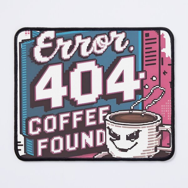 Item preview, Ever 404 Coffee Found Funny Python Developer Gift designed and sold by Zenith Design.
