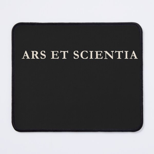 Item preview, Ars et Scientia Latin Dark Academia Minimal Text Design designed and sold by semenol.