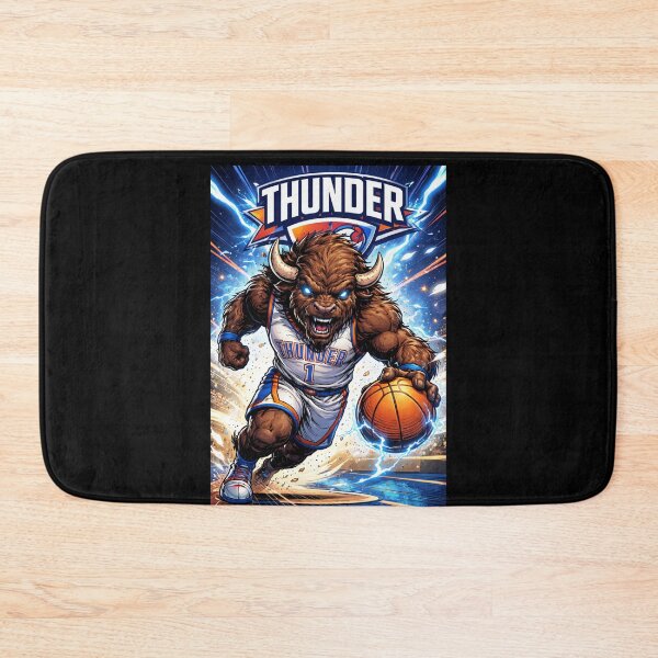 Item preview, OKC THUNDER BISON IN ACTION designed and sold by voxvizion.