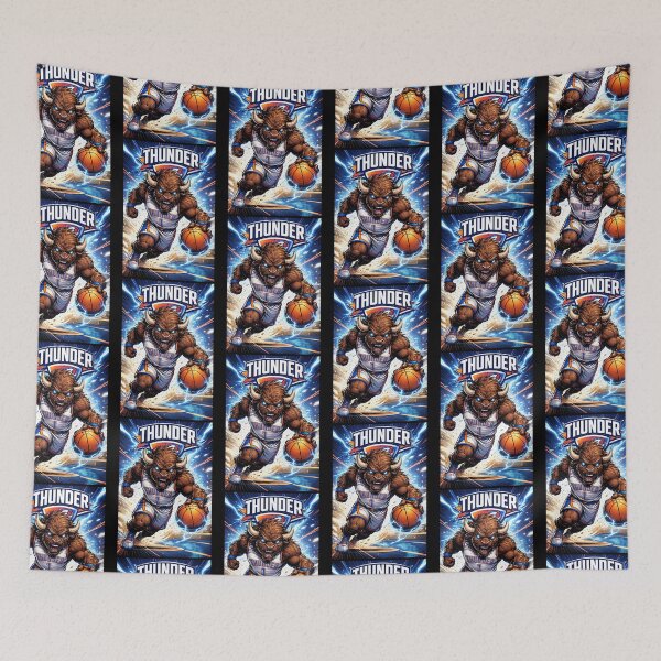 Item preview, OKC THUNDER BISON IN ACTION designed and sold by voxvizion.