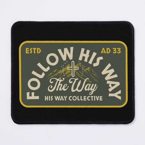 Item preview, Follow His Way – Christian – His Way Collective – Vintage Badge designed and sold by CodeDragon Designs.