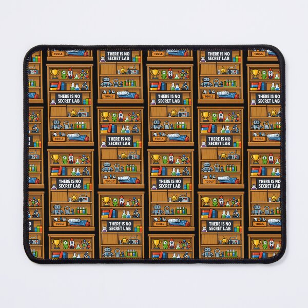 Item preview, There Is No Secret Lab Funny Science Shelf Illustration designed and sold by TeeTimeTreasure.