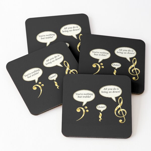 Item preview, Music - Treble and Bass Clef Argument designed and sold by dontcryimhere.