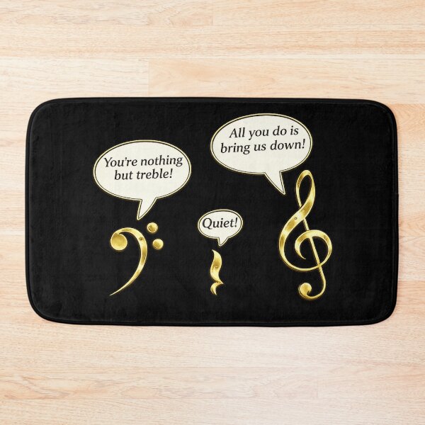 Item preview, Music - Treble and Bass Clef Argument designed and sold by dontcryimhere.