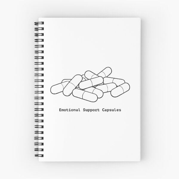 Item preview, Emotional Support Capsules designed and sold by AngryBob.