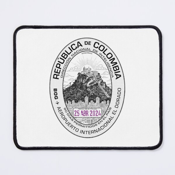 Item preview, Passport Stamp - Bogotá, Colombia designed and sold by travelwitheric.