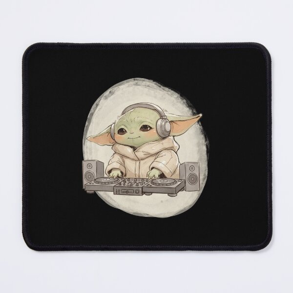 Item preview, BABY YODA DJ designed and sold by LIS AND MELIVERSO.