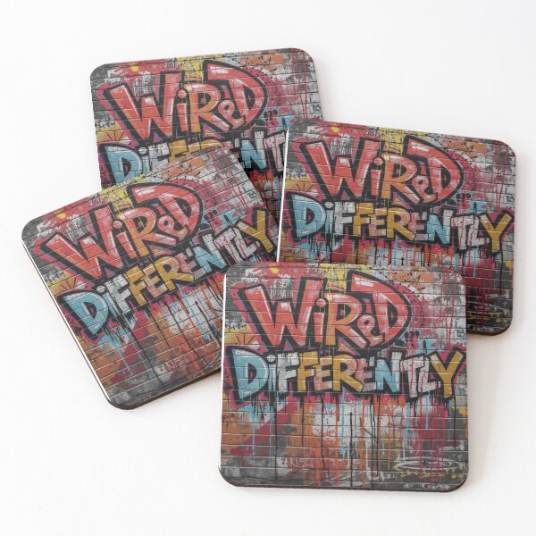 Item preview, Wired Differently - Minimal Mindset Quote Design designed and sold by DTS-2026.