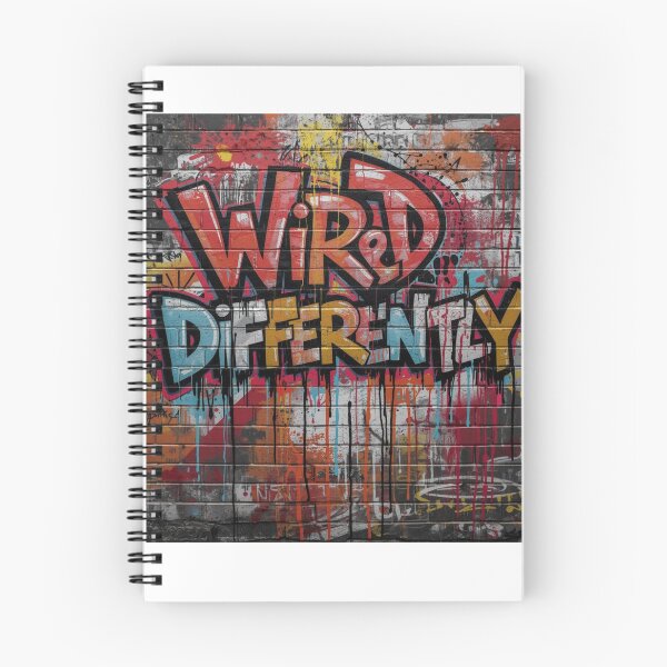 Item preview, Wired Differently - Minimal Mindset Quote Design designed and sold by DTS-2026.