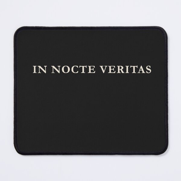 Item preview, In Nocte Veritas Latin Dark Academia Night Text Design designed and sold by semenol.