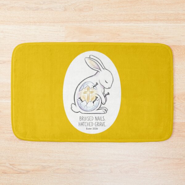 Item preview, Bruised Nails Hatched Grave Easter 2026 Religious Christian Design Rabbit designed and sold by BlackAndBrown.