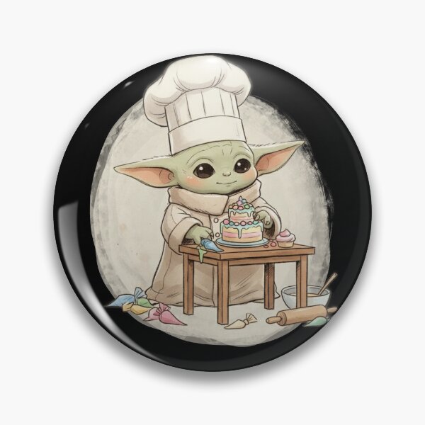 Item preview, BABY YODA BAKER designed and sold by LIS AND MELIVERSO.