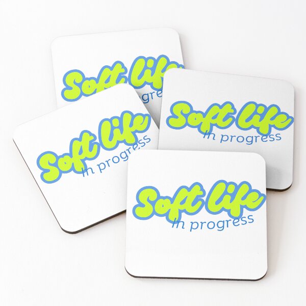 Item preview, Soft Life in Progress - Minimal Quote Design designed and sold by DTS-2026.