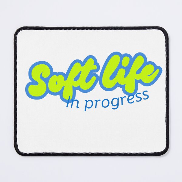 Item preview, Soft Life in Progress - Minimal Quote Design designed and sold by DTS-2026.