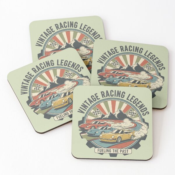 Item preview, Classic Sports Cars Retro Style designed and sold by ZuriRetroPrints.