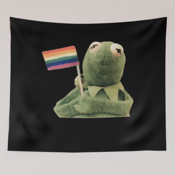 Item preview, Pride Flag Kermit designed and sold by nandibucek.