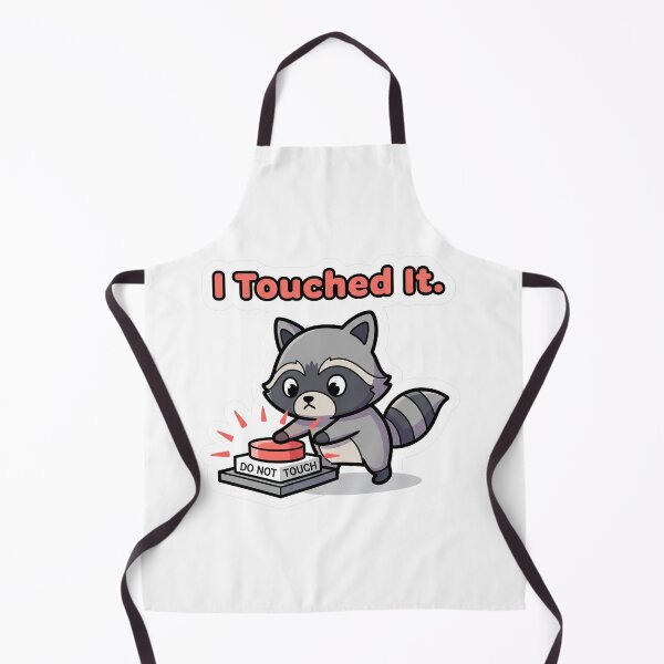 Item preview, I Touched It - Cute Raccoon  designed and sold by artaipix.